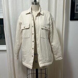 Tna Fleece lined Jacket in Winter White